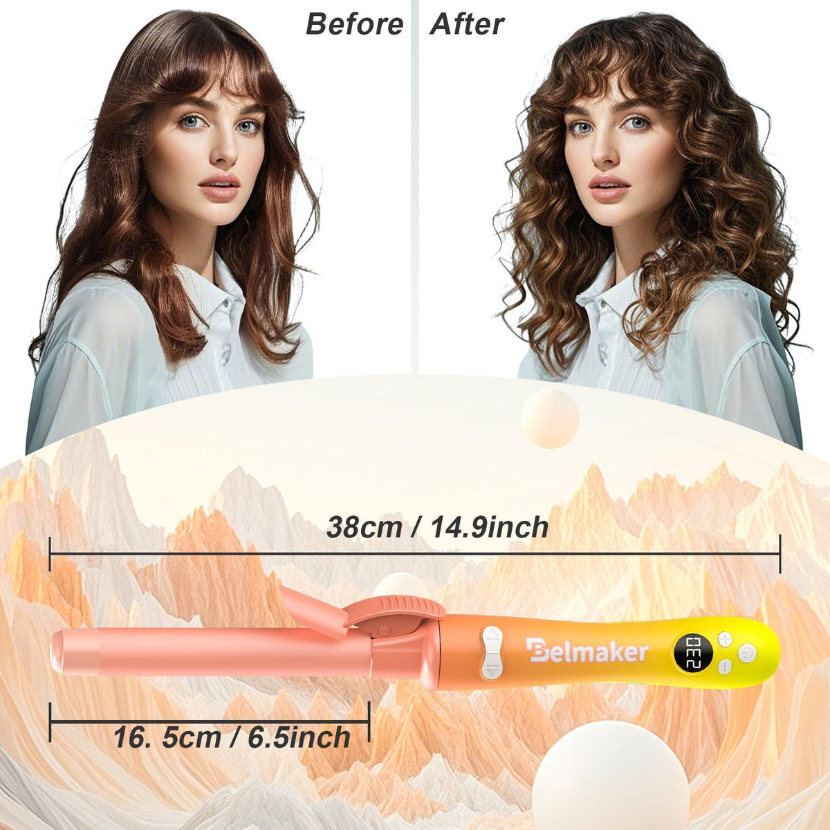 Rotating Ceramic Curling Iron, Iridescent – view 7 of 9 | My Dressing Room