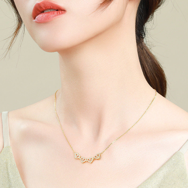 Heart Four-Leaf Clover Locket Necklace – view 2 of 11 | My Dressing Room