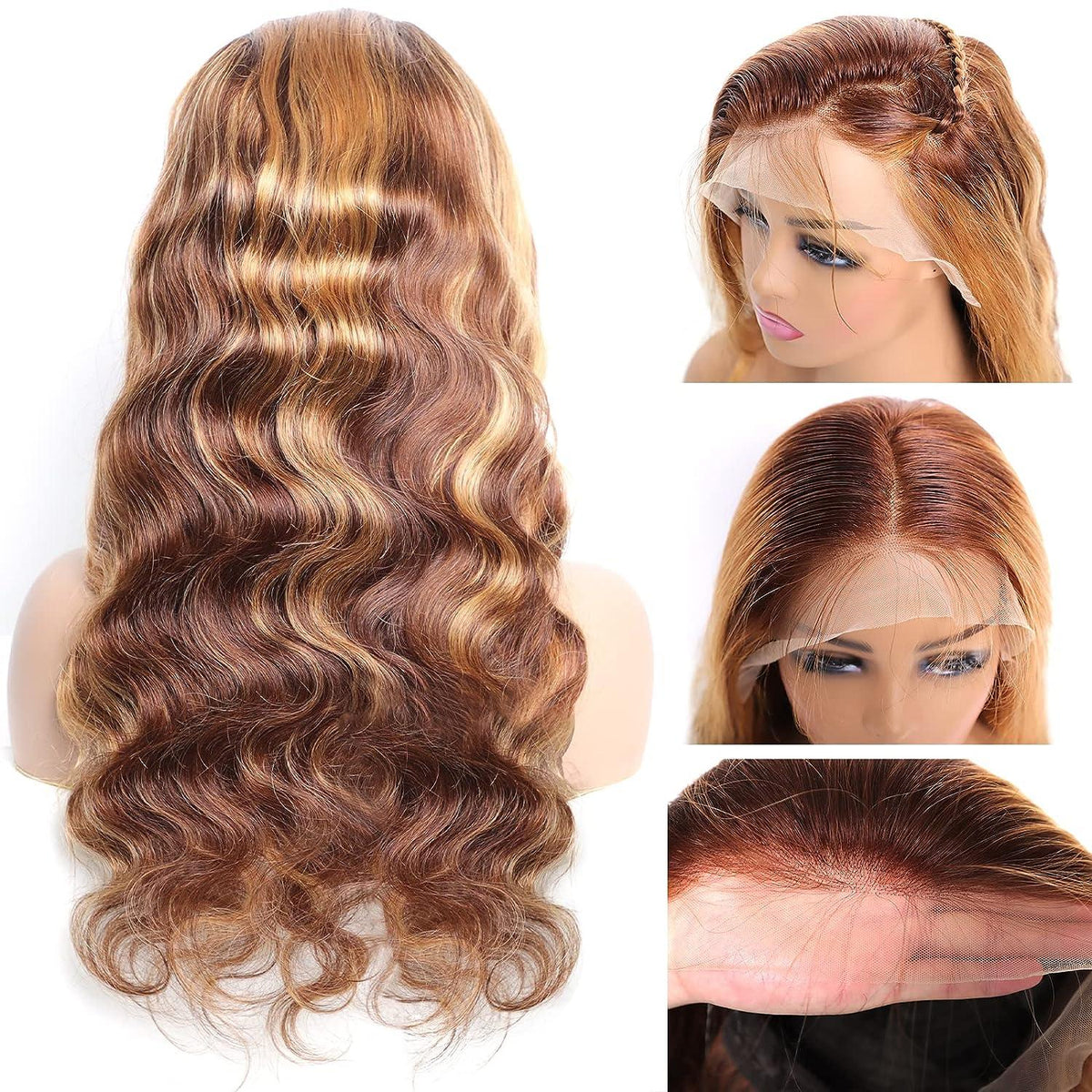 P4/27 13x4 Lace Front Human Hair Wig Body Wave – view 5 of 5 | My Dressing Room