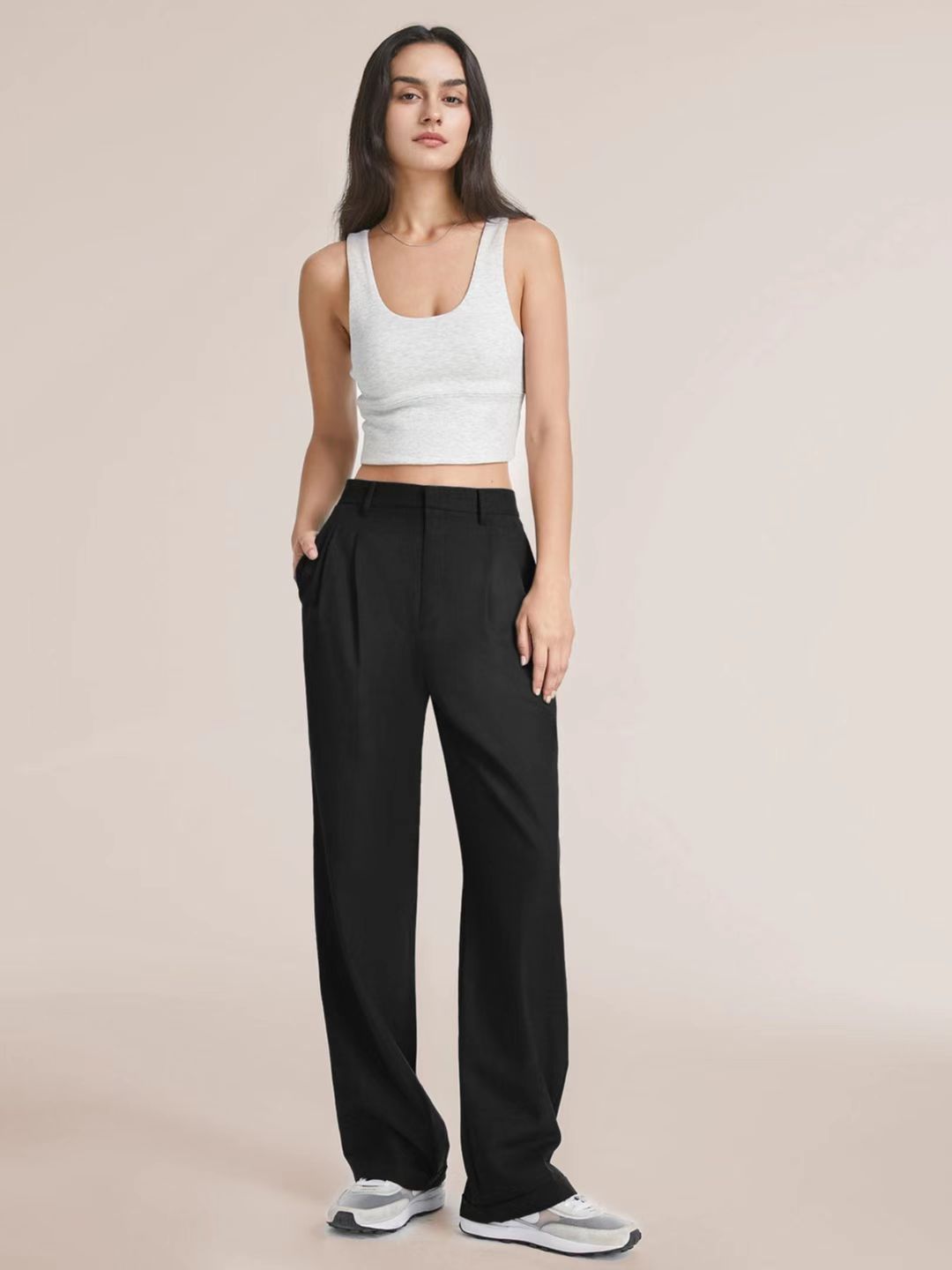 Wide-Leg Pockets Casual Pants – view 12 of 13 | My Dressing Room