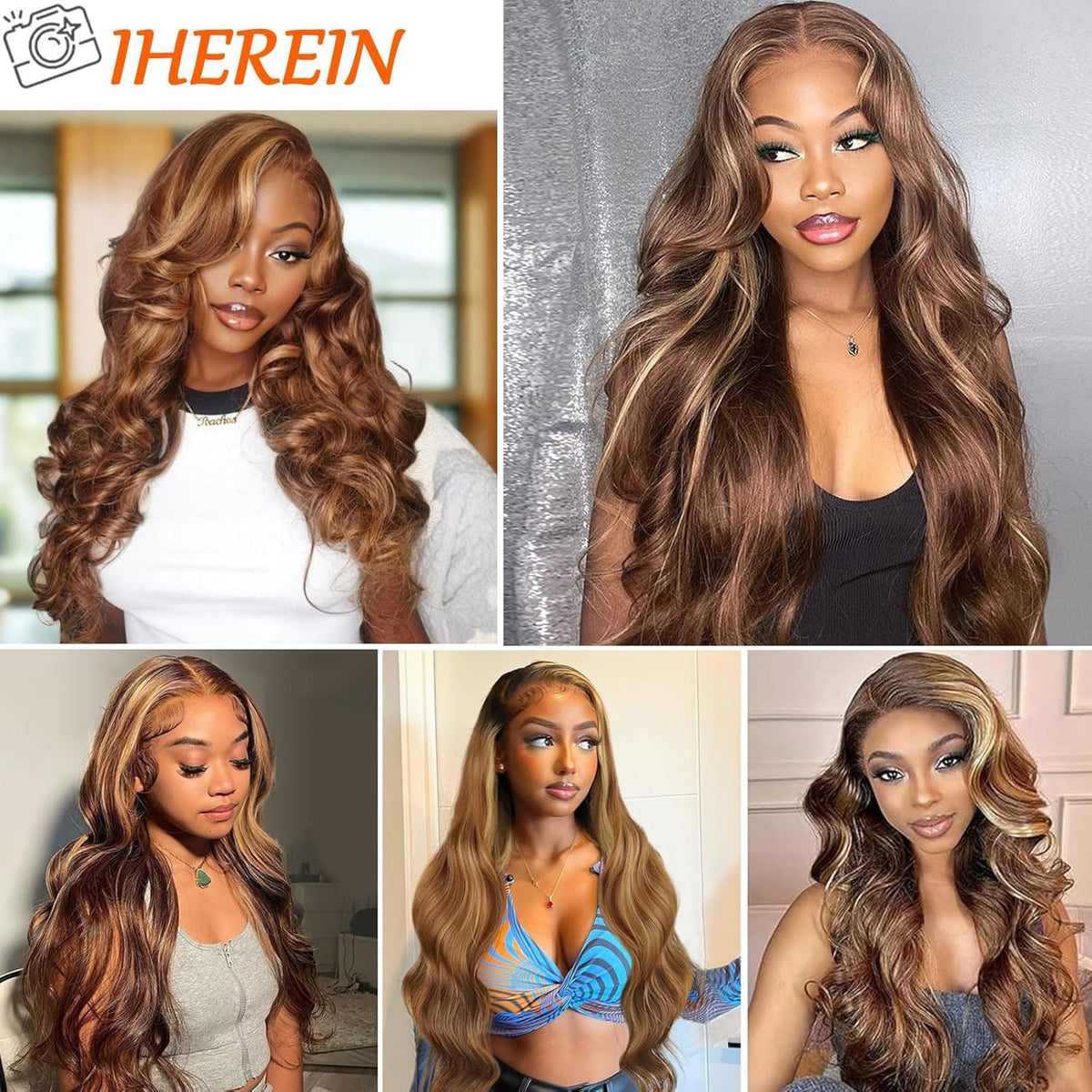 P4/27 Highlight Body Wave 13x6 Lace Front Wig – view 2 of 5