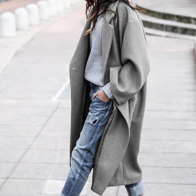 Casual Wool-Blend Single-Breasted Coat – view 6 of 10 | My Dressing Room
