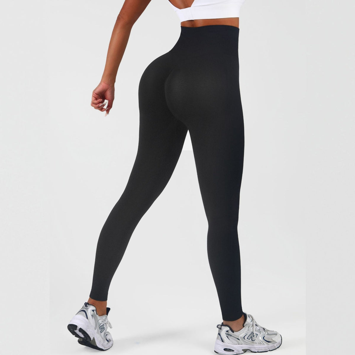 High-Waist Tummy Control Yoga Leggings – view 7 of 9 | My Dressing Room