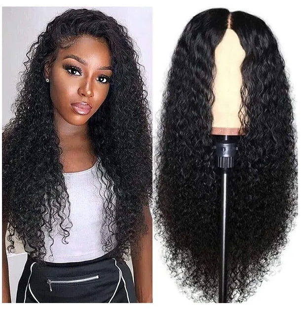 Long Curly Black Lace Front Wig – view 1 of 4