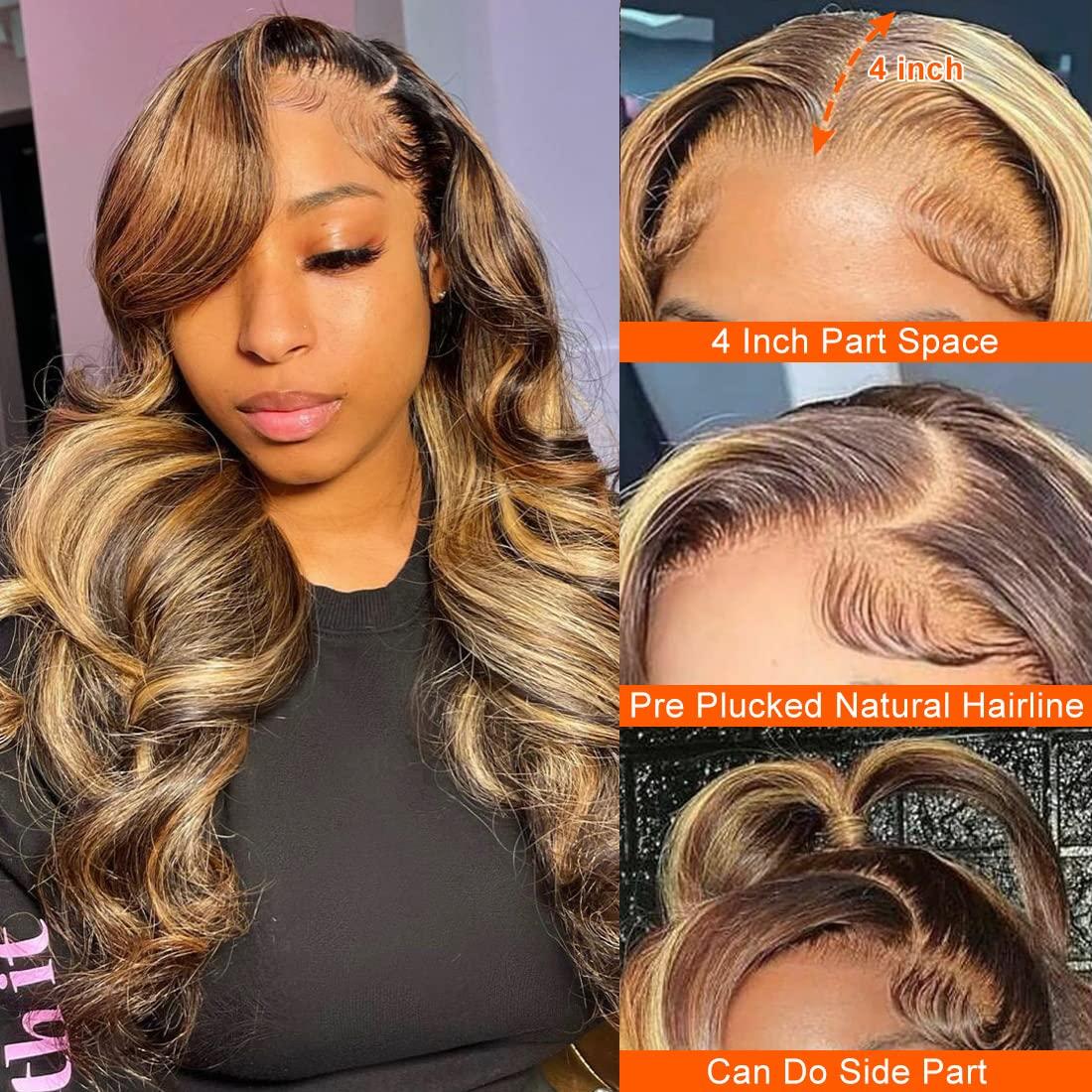 P4/27 13x4 Lace Front Human Hair Wig Body Wave – view 3 of 5 | My Dressing Room