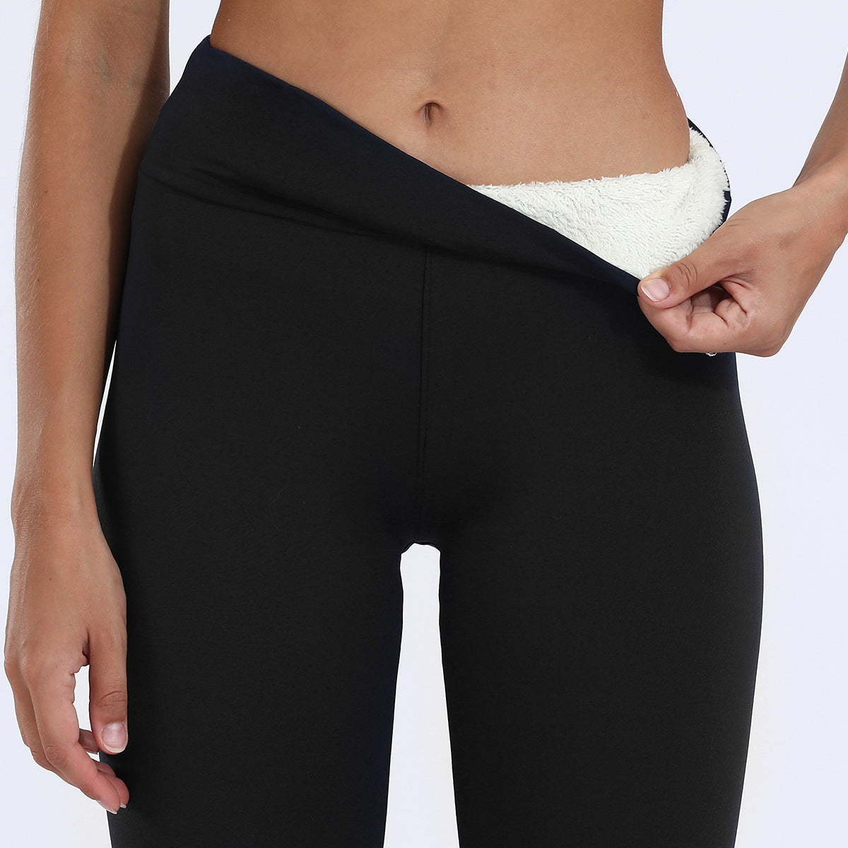 Thick Plush-Lined Winter Leggings - view 1