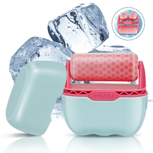 Dual-Head Facial Ice Roller, pink – main view | My Dressing Room