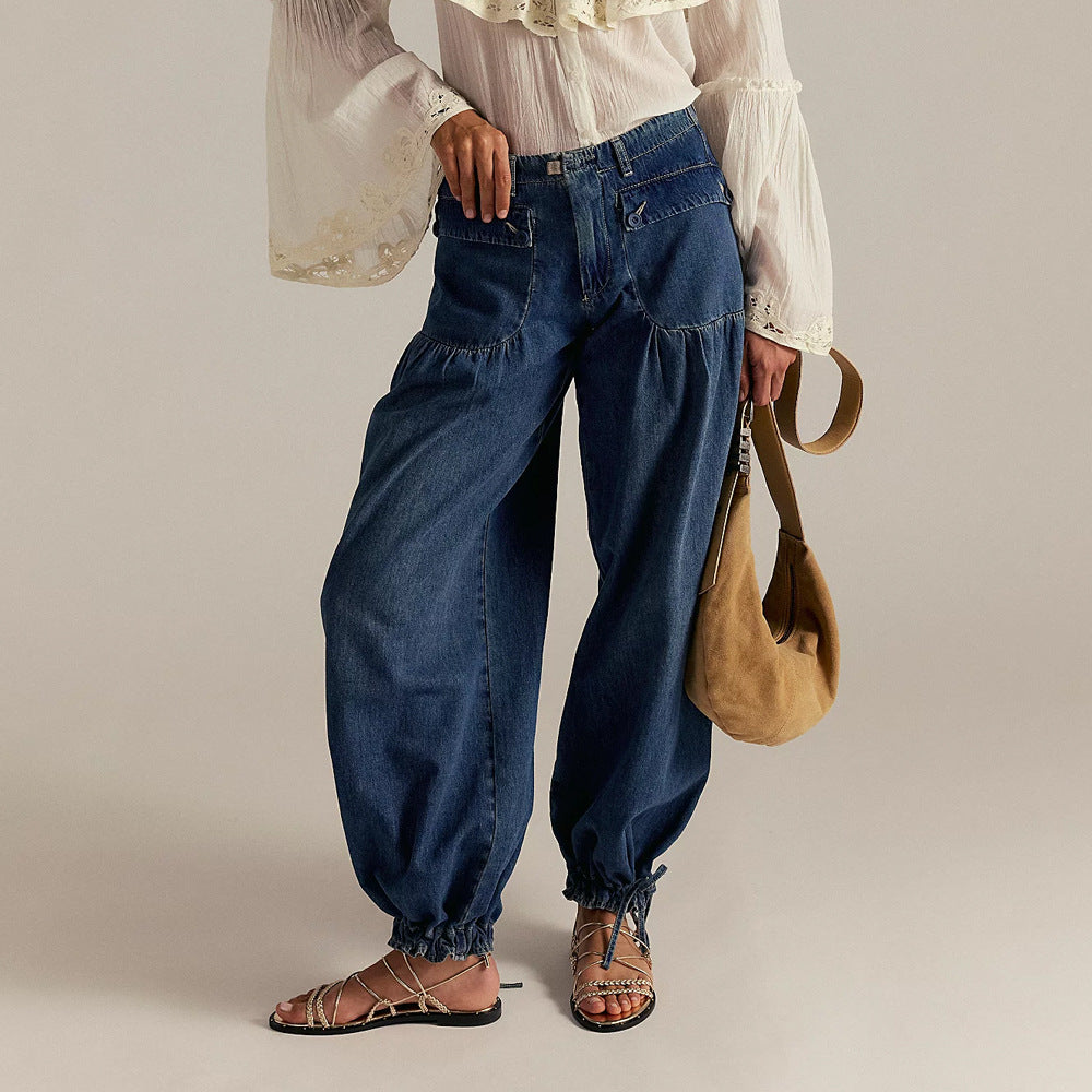 Loose Mid-Waist Straight Jeans – view 2 of 8 | My Dressing Room