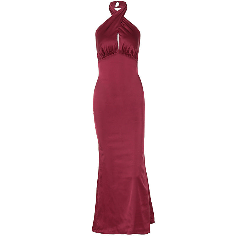 Backless Lace-Up Long Dress – view 2 of 7