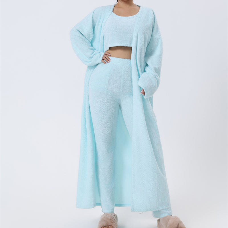 Cozy 3-Piece Pajama Lounge Set – main view | My Dressing Room