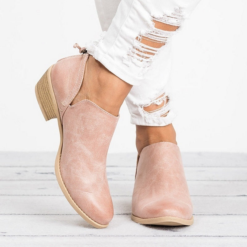 Retro High Heel Ankle Boots – view 7 of 10 | My Dressing Room