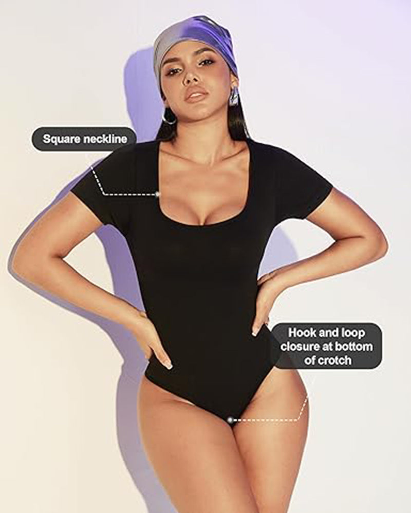 Seamless Square-Neck Shapewear Bodysuit – view 5 of 5 | My Dressing Room
