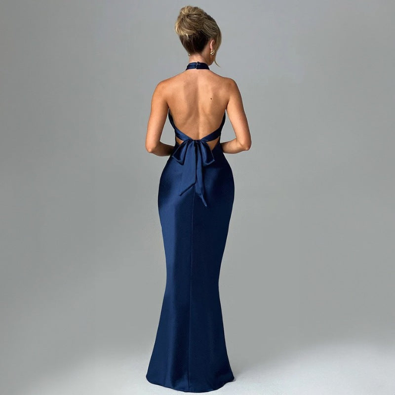 Backless Lace-Up Long Dress – view 7 of 7