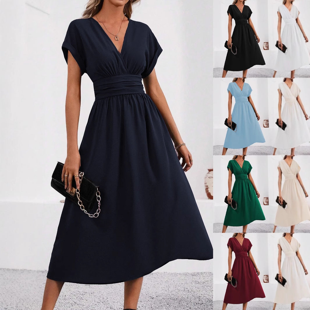 Batwing Sleeve Maxi Dress – main view