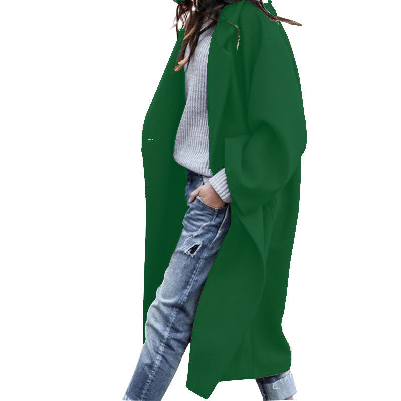 Casual Wool-Blend Single-Breasted Coat – view 9 of 10 | My Dressing Room
