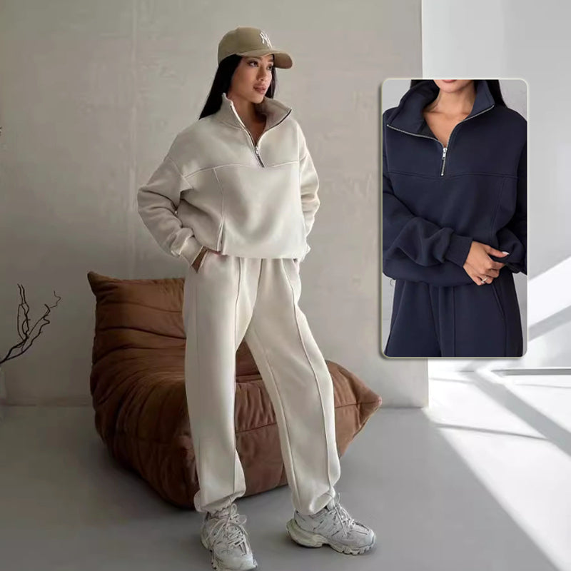 Y2K Two-Piece Zip Tracksuit Set – main view | My Dressing Room