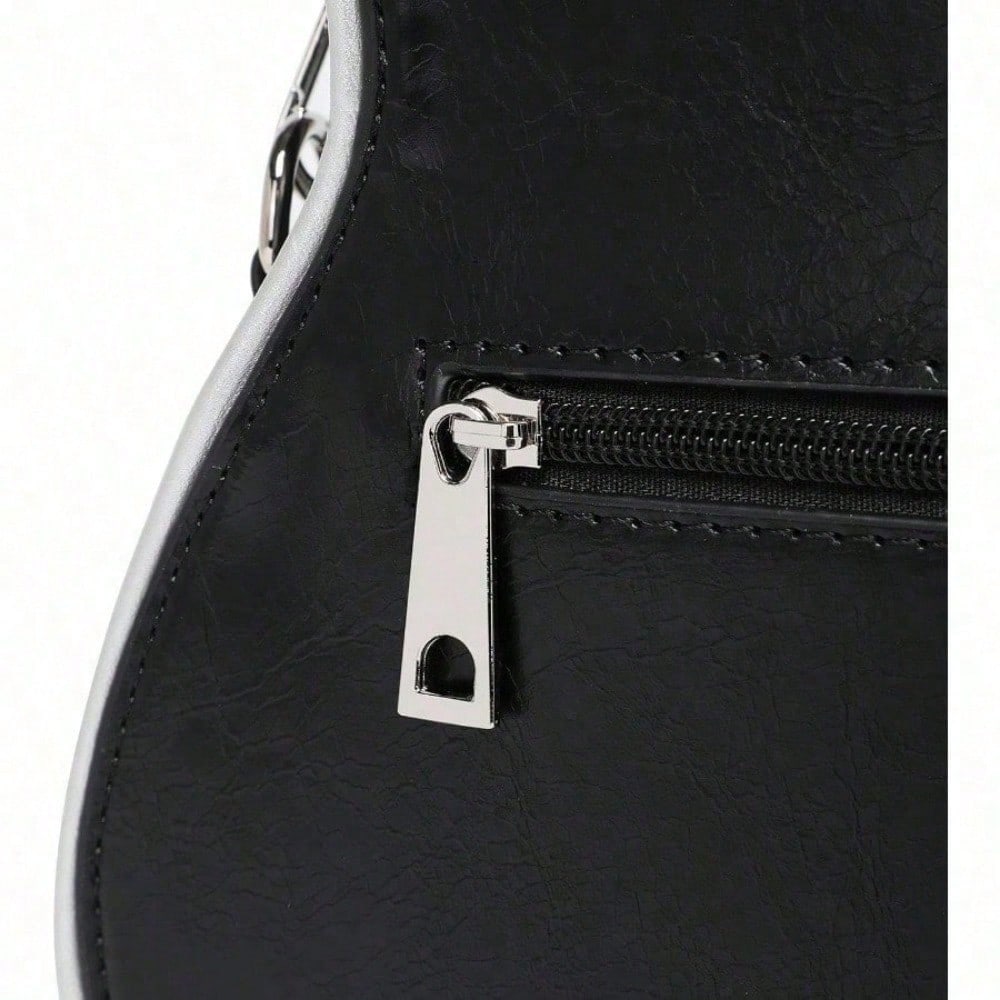 Guitar-Shaped Rivet Crossbody Bag – view 7 of 10 | My Dressing Room