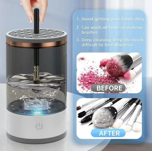 Automatic Brush Cleaner Electric Makeup Brush Cleaning Machine Fast Clean Dryer – view 2 of 4 | My Dressing Room