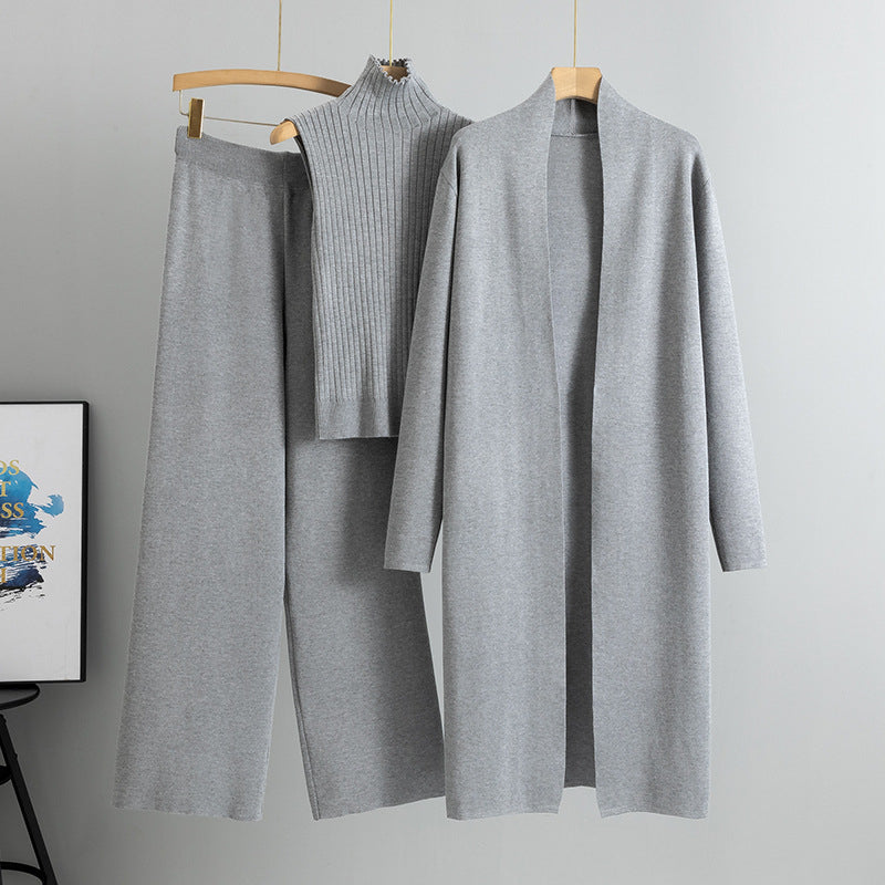 3-Piece Knit Vest, Cardigan & Pants Set – view 4 of 11 | My Dressing Room