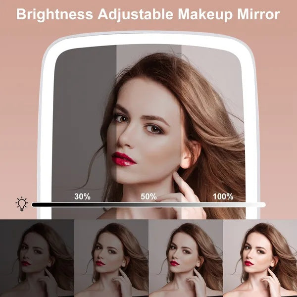 LED Lighted Vanity Makeup Mirror, white – view 4 of 5 | My Dressing Room