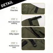 2Pcs  Men's Tactical Pants Outdoor Work Casual Cargo Trousers Waterproof Multi-pocket Wear-Resistant Outdoor Training Trousers