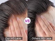 250 Density Invisible Strap 360 HD Full Lace Glueless Wig Deep Wave Frontal Wig Human Hair 30 Inch Water Wave Lace Front Wig