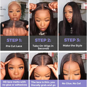 30 inch 100% glueless wigs Body Wave human hair Brazilian 13x6 hd transparent lace front wig human hair closure  7x6 250Density