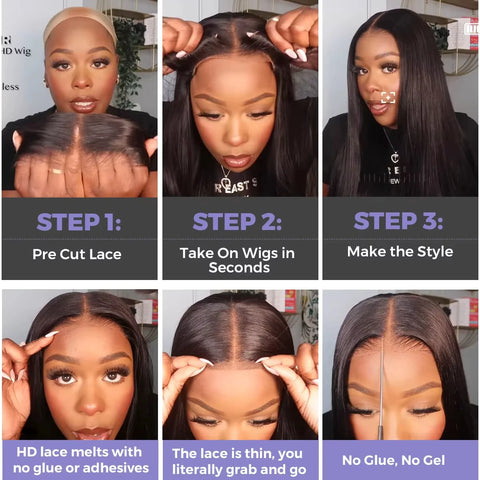 30 inch 100% glueless wigs Body Wave human hair Brazilian 13x6 hd transparent lace front wig human hair closure  7x6 250Density