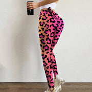 Bowknot Fitness Leggings Pants Women Printing High Waist Stretch Skinny Sexy Breathable Leggings Push Up Лосины Для Фитнеса