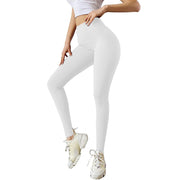 Elastic Running Leggings Pure Color Bowknot Bottoms Push Up Harajuku Fitness Ankle-length Pants Trouser Hollow Out Jeggings