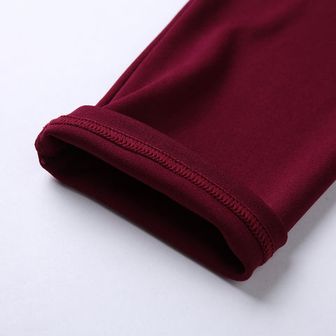 Elastic Running Leggings Pure Color Bowknot Bottoms Push Up Harajuku Fitness Ankle-length Pants Trouser Hollow Out Jeggings