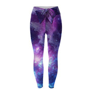 Bowknot Fitness Leggings Pants Women Printing High Waist Stretch Skinny Sexy Breathable Leggings Push Up Лосины Для Фитнеса