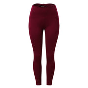 Elastic Running Leggings Pure Color Bowknot Bottoms Push Up Harajuku Fitness Ankle-length Pants Trouser Hollow Out Jeggings