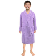 Toddler Kids Robes For Baby Boys Girls Solid Flannel Bathrobes Bath Towel Night-gown Pajamas Sleepwear Children's Clothes 3-12Y