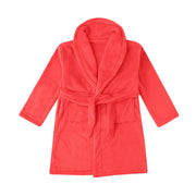 Toddler Kids Robes For Baby Boys Girls Solid Flannel Bathrobes Bath Towel Night-gown Pajamas Sleepwear Children's Clothes 3-12Y