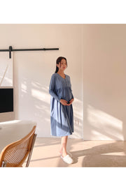 Maternity Clothes Breastfeeding Nightgowns Nursing Sleepwear Hospital Loose Fitting Breast Feeding Pajamas Pregnancy Dress