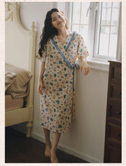 Summer Maternity Breastfeed Nursing Nightgowns Room Wear Nightie Mothers Nightwear Breast Feeding Clothes Pregnancy Nightdress