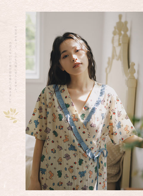 Summer Maternity Breastfeed Nursing Nightgowns Room Wear Nightie Mothers Nightwear Breast Feeding Clothes Pregnancy Nightdress