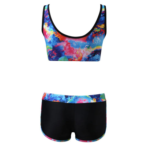 Tankini Two-Piece Swimsuit Women 2025 Y2k Bikini Set Luxury Swimwear Woman Cover Up Beach Wear Sport Bathing Suit Monokini