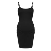 Overlay Lace Dress Women Vest Bandage Maternity Solid Pregnancy Sexy Dress Straps Dress Sleeveless Business Pregnancy Maternity