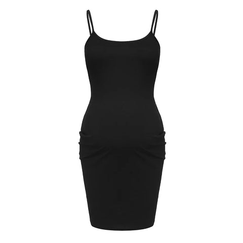 Overlay Lace Dress Women Vest Bandage Maternity Solid Pregnancy Sexy Dress Straps Dress Sleeveless Business Pregnancy Maternity