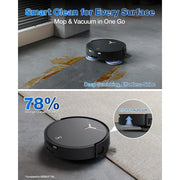 Omni Robot Vacuum and Mop, 18,500Pa Suction, 18mm Auto-Lift, ZeroTangle &TruEdge 2.0, AIVI 3.0 Obstacle Avoidance