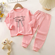Children's Underwear Set Cotton Autumn Pajamas Girls' Sleepwear Home Wear Children's Kids Loungewear Sets Full Sleeve Pijamas