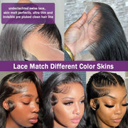 30 inch 100% glueless wigs Body Wave human hair Brazilian 13x6 hd transparent lace front wig human hair closure  7x6 250Density