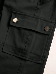 2025 Women's Cargo Pants High Waisted Casual Work Pants Baggy Stretchy Straight Leg Tactical Pants Streetwear Y2K Fashion