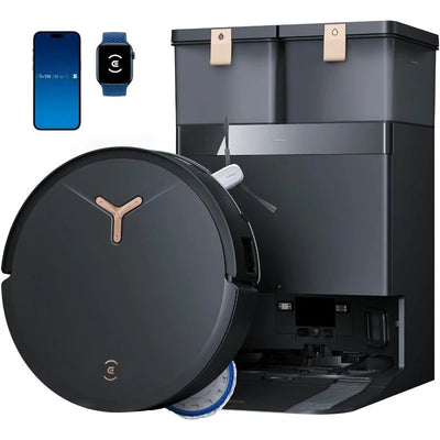 Omni Robot Vacuum and Mop, 18,500Pa Suction, 18mm Auto-Lift, ZeroTangle &TruEdge 2.0, AIVI 3.0 Obstacle Avoidance