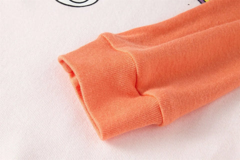 Toddler Boys Girls Pajamas Sets Cartoon Animals Kids 2 Piece pj's Long Sleeve Sleepwear Clothes Pants Set Autumn Winter Outfits