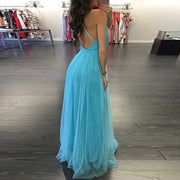 White Dress For Women Civil Wedding Maxi Slip Dress Bridesmaid Banquet V Neck Sexy Backless Lace Long Elegant Evening Dresses