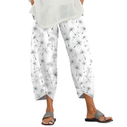 New In Cargo Pants Women Plus Size Elastic Waist Trouser Pant With Pocket Loose Harem Pant Prints Loose Crop Pant Casual Pant