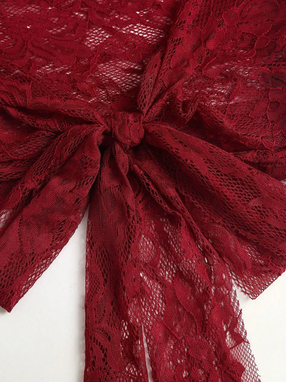 Red Lace Halter Mini Dress – view 5 of 5
